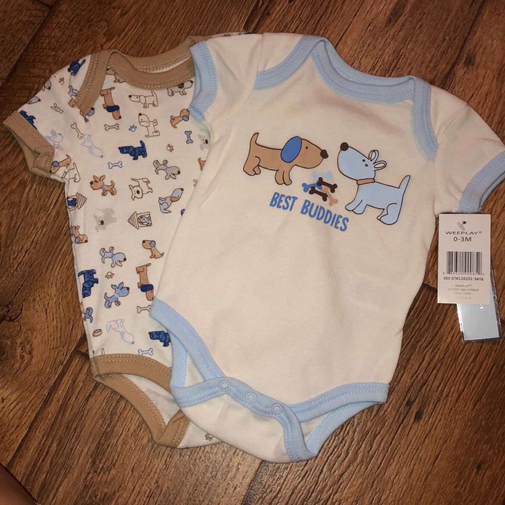 🐶Baby boy onesies.🐶